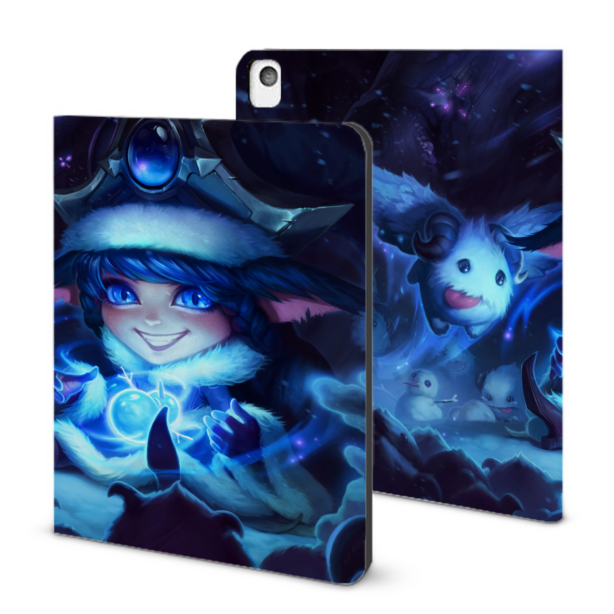 （画像用） リーグ・オブ・レジェンド League of Legends LOL IPadケース ペンホルダー付き ブックスタイルデザイン